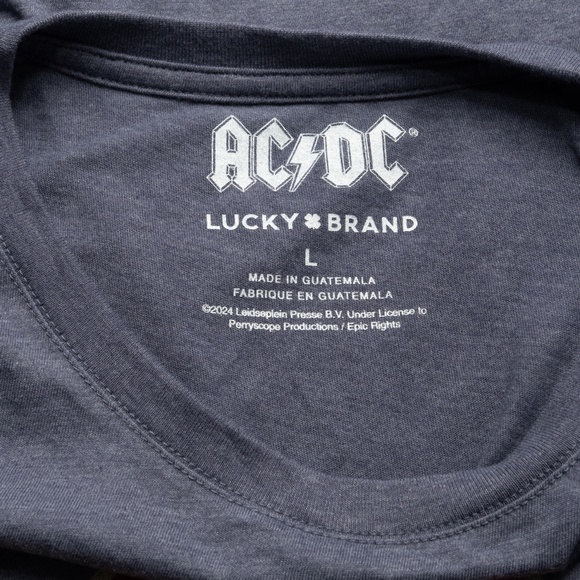 Lucky Brand AC/DC Band Graphic T Shirt Large - Picture 3 of 6
